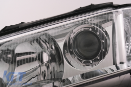 Headlights suitable for Audi A4 B5 Facelift (1999-2000) Chrome-image-6099096