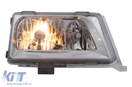 Headlights suitable for Mercedes E Class W124 S124 C124 A124 (01.1985-04.1993) Chrome-image-6106587