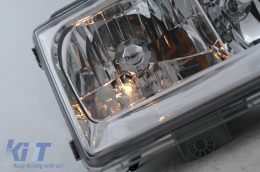 Headlights suitable for Mercedes E Class W124 S124 C124 A124 (01.1985-04.1993) Chrome-image-6106594