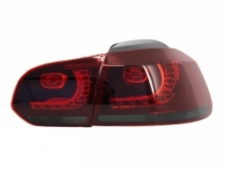 Headlights suitable for VW Golf 6 VI (2008-2013) Golf 7 3D LED DRL U-Design Flowing Turning Light with Taillights Full LED R20-image-6021154