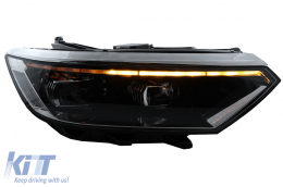 Headlights suitable for VW Passat B8 3G Facelift (2016-2019) LED 2020 Look with Sequential Dynamic Turning Lights-image-6069498