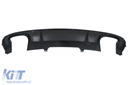 Heckdiffusor für Audi A4 B9 8W Limo Avant 16–18 schwarzes S4-Design für S-Linie-image-6097129