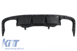 Heckdiffusor für VW Passat CC 2012-2017 R Line Look Doppelter Doppelauspuff-image-6023202