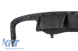 Heckdiffusor für VW Passat CC 2012-2017 R Line Look Doppelter Doppelauspuff-image-6023203