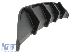 Heckdiffusor Volant für Alfa Romeo Stelvio 949 2016-2020 Schwarz-image-6091229