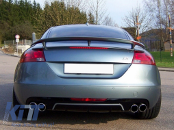 Heckschürzen-Luftdiffusor für Audi TT 8J Coupe 2006-2010 AB Design-image-6030005