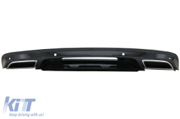 Heckstoßstange Diffusor für VW Tiguan II Mk2 AD BW 2016-05.2020 R-Line Look-image-6086355