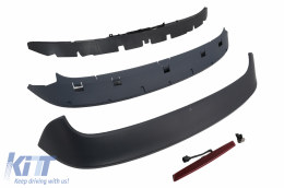 Heckstoßstange für VW Golf 6 VI 08-12 Dachspoiler Bremslicht Auspuff GTI Design-image-6096029