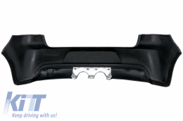 Heckstoßstange mit Komplett Auspuff System für VW Golf VI 6 2008-2013 R20 Look-image-6086788