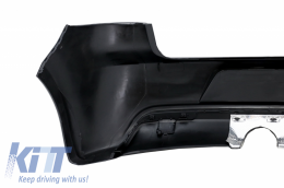 Heckstoßstange mit Komplett Auspuff System für VW Golf VI 6 2008-2013 R20 Look-image-6086789