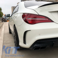 Hintere Splitter Seite Entlüftung für Mercedes CLA W117 C117 X117 13-18 A45 Look-image-6032848