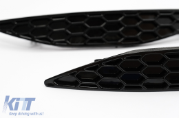 Honeycomb Rear Bumper Reflector Cover suitable for VW Golf 7 GTI Hatchback 5G (2013-2017)-image-6086458