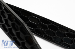 Honeycomb Rear Bumper Reflector Cover suitable for VW Golf 7 GTI Hatchback 5G (2013-2017)-image-6086459