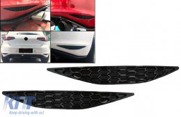 Honeycomb Rear Bumper Reflector Cover suitable for VW Golf 7 GTI Hatchback 5G (2013-2017)-image-6087027