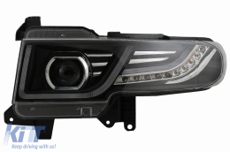 Hűtőrács LED első lámpával Toyota FJ Cruiser XJ10 (2007-2015) dinamikus irányjelző -image-6068558