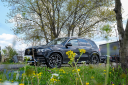 
Hűtőrács Mercedes GLE SUV W167 V167 GLE Coupe C167 Sport Package (2019-től) modellekhez, GTR Panamericana Dizájn, teljes fekete-image-6075922