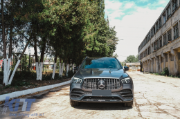 
Hűtőrács Mercedes GLE SUV W167 V167 GLE Coupe C167 Sport Package (2019-től) modellekhez, GTR Panamericana Dizájn, fényes fekete és króm-image-6087283