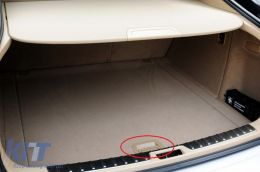 Innere Bodenteppich für Kofferraummatte Handhaben Beige für BMW E61 X5 E70 X6 E71 E72-image-6086174