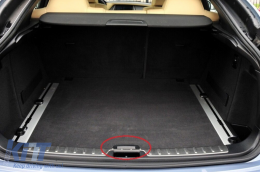 Interior Rear Trunk Mat Floor Carpet Handle Black suitable for BMW 5 Series E61 (2003-2010) X5 E70 (2007-2013) X6 E71 E72 (2008-2015)-image-6086173