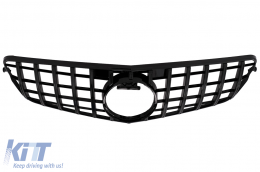 Kühlergrill for Mercedes C W204 S204 Limo Station Wagon 07-14 GT-R Panamericana Look-image-6099930