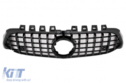 Kühlergrill für Mercedes A W177 V177 04.18-2022 GT-R Panamericana Look Schwarz-image-6042628