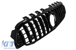 Kühlergrill für Mercedes A W177 V177 04.18-2022 GT-R Panamericana Look Schwarz-image-6042629