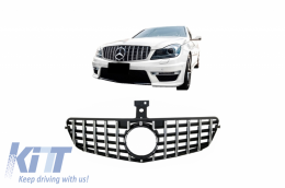 Kühlergrill für Mercedes C-Klasse W204 S204 07-14 AMG GT-R Panamericana Look-image-6040191