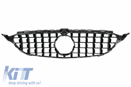 Kühlergrill für Mercedes C-Klasse W205 S205 A205 C205 14-18 GT-R Panamericana Look-image-6033806