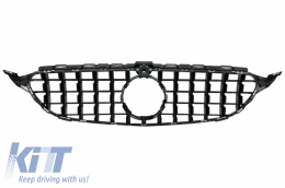 Kühlergrill für Mercedes C W205 S205 C205 S205 14-18 GT-R Panamericana Look-image-6033810