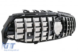 Kühlergrill für Mercedes CLA X118 C118 19+ GT-R Panamericana Design Chrom-image-6069360