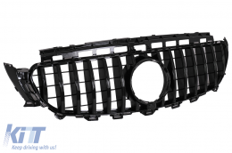 Kühlergrill für Mercedes E W213 S213 C238 A238 16-19 GT-R Panamericana Look Schwarz-image-6042671