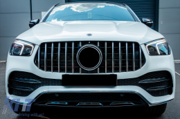 Kühlergrill für Mercedes GLE SUV W167 V167 GLE Coupé C167 Sportpaket 19+ GTR Look-image-6095130