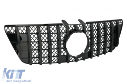 Kühlergrill für Mercedes ML W164 Facelift 07.2008-2011 GT-R Panamericana Look Schwarz-image-6090261