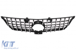 Kühlergrill für Mercedes W166 ML-Klasse 12-14 GT-R Panamericana Schwarz Chrom-image-6099924