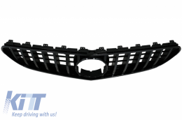 Kühlergrill MOPF für Mercedes S C217 A217 2014-2017 GT-R Look Schwarz 360 Kamera-image-6064361