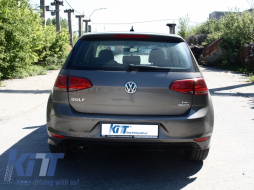 Kit Arrière Avant Pare-chocs Jupes Latérales pour VW Golf 7 VII 12-17 RLine Look-image-6008251