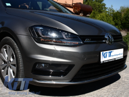 Kit Arrière Avant Pare-chocs Jupes Latérales pour VW Golf 7 VII 12-17 RLine Look-image-6008252