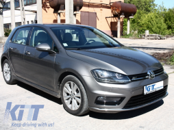 Kit Arrière Avant Pare-chocs Jupes Latérales pour VW Golf 7 VII 12-17 RLine Look-image-6008256