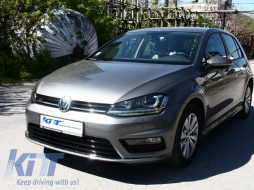 Kit Arrière Avant Pare-chocs Jupes Latérales pour VW Golf 7 VII 12-17 RLine Look-image-6008257