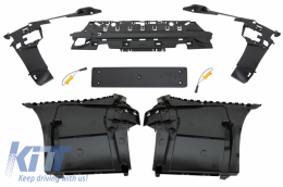 Kit carrocería para BMW 5 Series G30 2017-2019 Parachoques Difusor de aire Faldones laterales PDC SRA-image-6037725