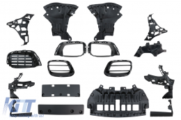 Kit Carrosserie Pare-chocs Jupes pour Mercedes W222 Facelift 13-17 S63 Look-image-6066359