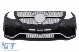 Kit carrosserie Pare-chocs pour Mercedes GLE W166 SUV 15+ Diffuseur Embouts --image-6006220