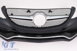 Kit carrosserie Pare-chocs pour Mercedes GLE W166 SUV 15+ Diffuseur Embouts --image-6006221