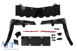 Kit carrosserie Pare-chocs pour Mercedes GLE W166 SUV 15+ Diffuseur Embouts --image-6100866