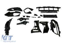 Kit Carrosserie pour MERCEDES A W176 12-18 Facelift A45 Look Pare-chocs Embouts-image-6083874