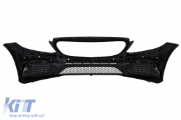 Kit carrosserie pour MERCEDES Classe W205 Berline 14-18 Grille Avant C63 Design--image-6053208