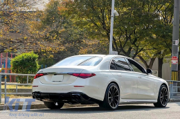 Kit Carrozzeria Aero per Mercedes Classe S W223 Sport Line 2020+ Diffusore Paraurti Spoiler-image-6103813