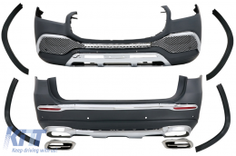 Kit carrozzeria conversione per Mercedes GLS SUV X167 19-23 Paraurti passaruota M Look-image-6079724