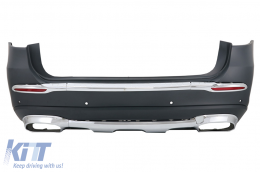 Kit carrozzeria conversione per Mercedes GLS SUV X167 19-23 Paraurti passaruota M Look-image-6079730