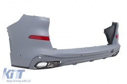 Kit Carrozzeria conversione per per BMW X5 G05 (2019-2022) e LCI (2023-up) M-Tech Design Paraurti Passaruota Terminali Scarico-image-6108223